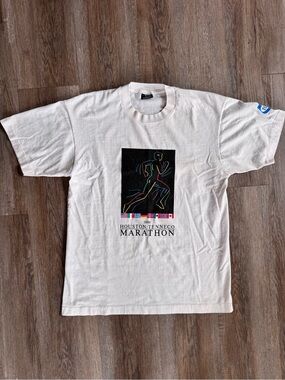 Vintage 1988 Houston Marathon T-Shirt - size Large